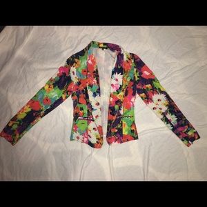 Floral blazer
